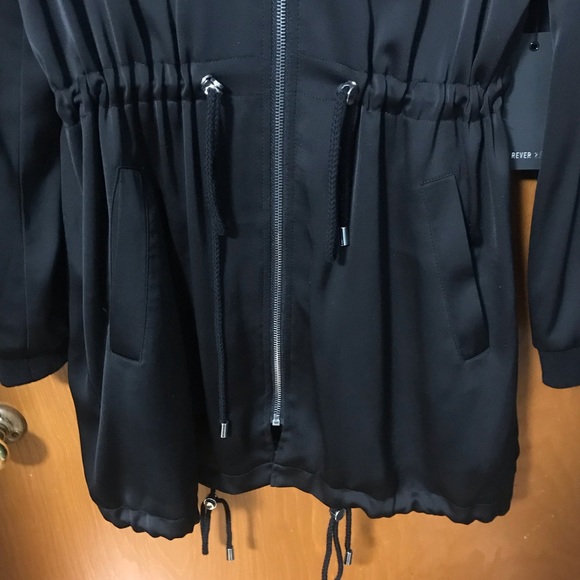 NWT long black jacket - Picture 2 of 4